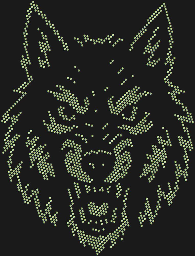 Трафарет Волк — RHT_WOLF1_SS12_CRYSTAL_AB