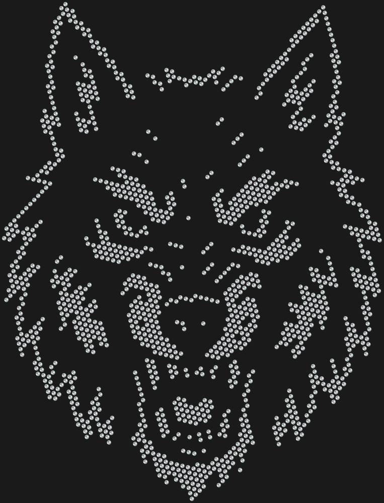 Трафарет Волк — RHT_WOLF1_SS16_CRYSTAL_CLEAR