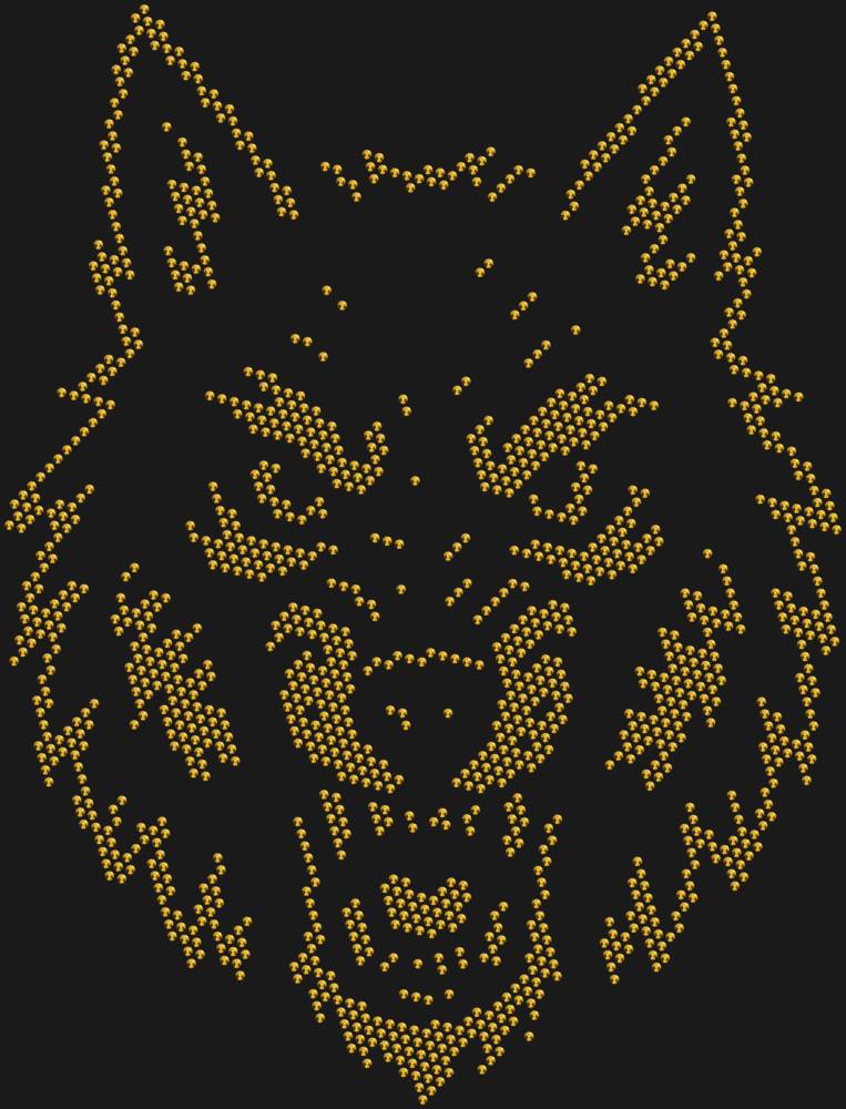Трафарет Волк — RHT_WOLF1_SS16_GOLD