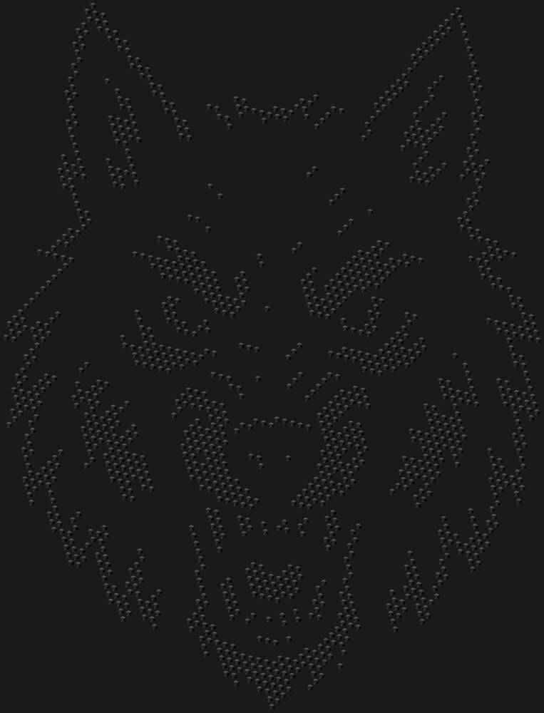 Трафарет Волк — RHT_WOLF1_SS16_JET_BLACK