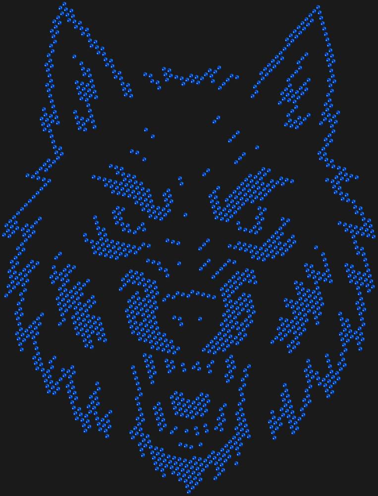Трафарет Волк — RHT_WOLF1_SS16_SAPPHIRE