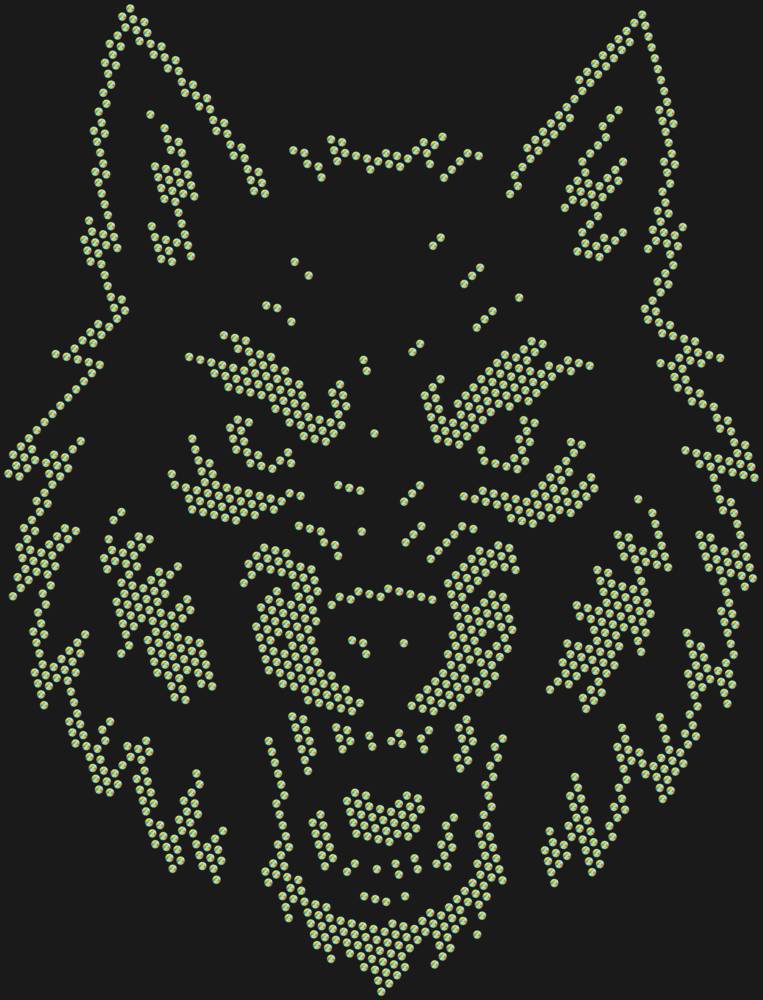 Трафарет Волк — RHT_WOLF1_SS20_CRYSTAL_AB