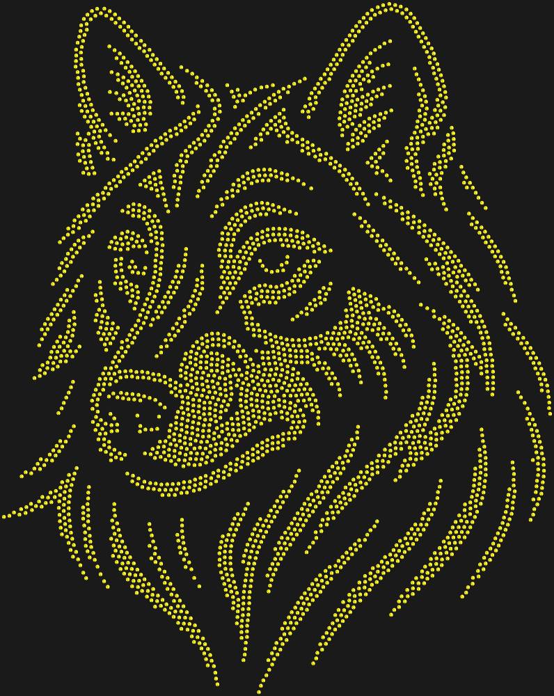 Трафарет Волк — RHT_WOLF2_SS10_OLIVE