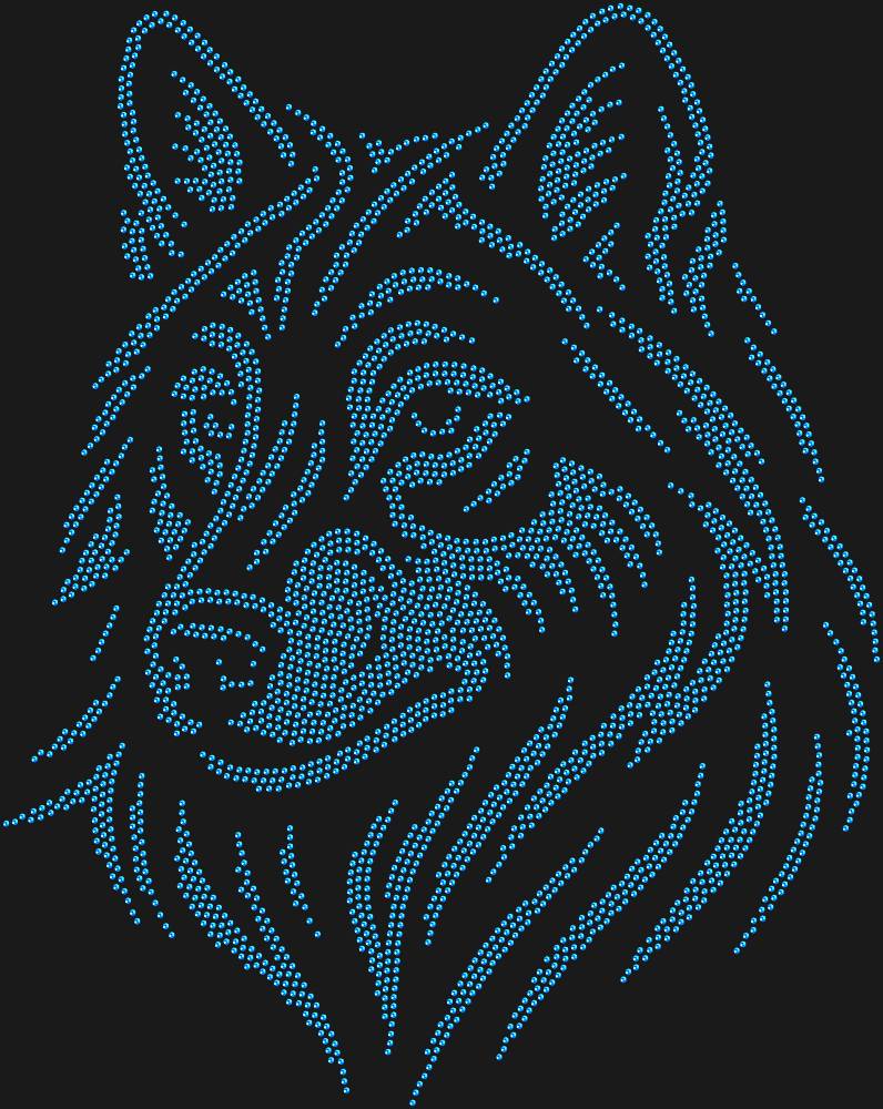 Трафарет Волк — RHT_WOLF2_SS10_SAPPHIRE