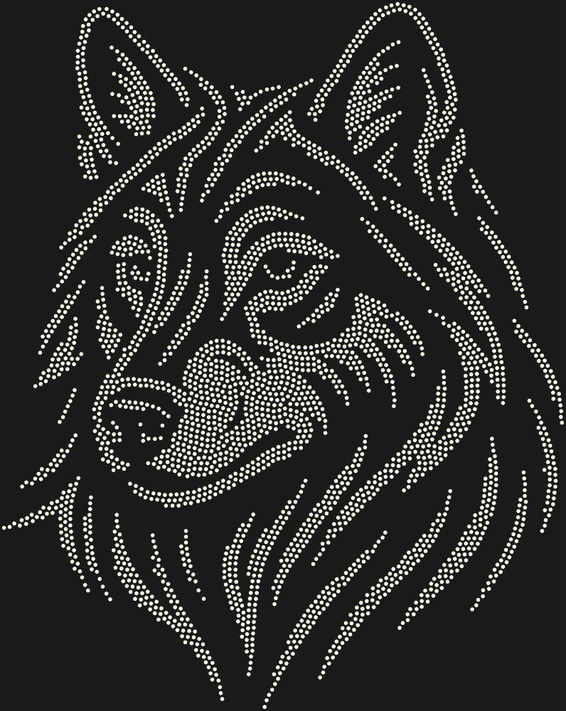Трафарет Волк — RHT_WOLF2_SS20_CRYSTAL_AB