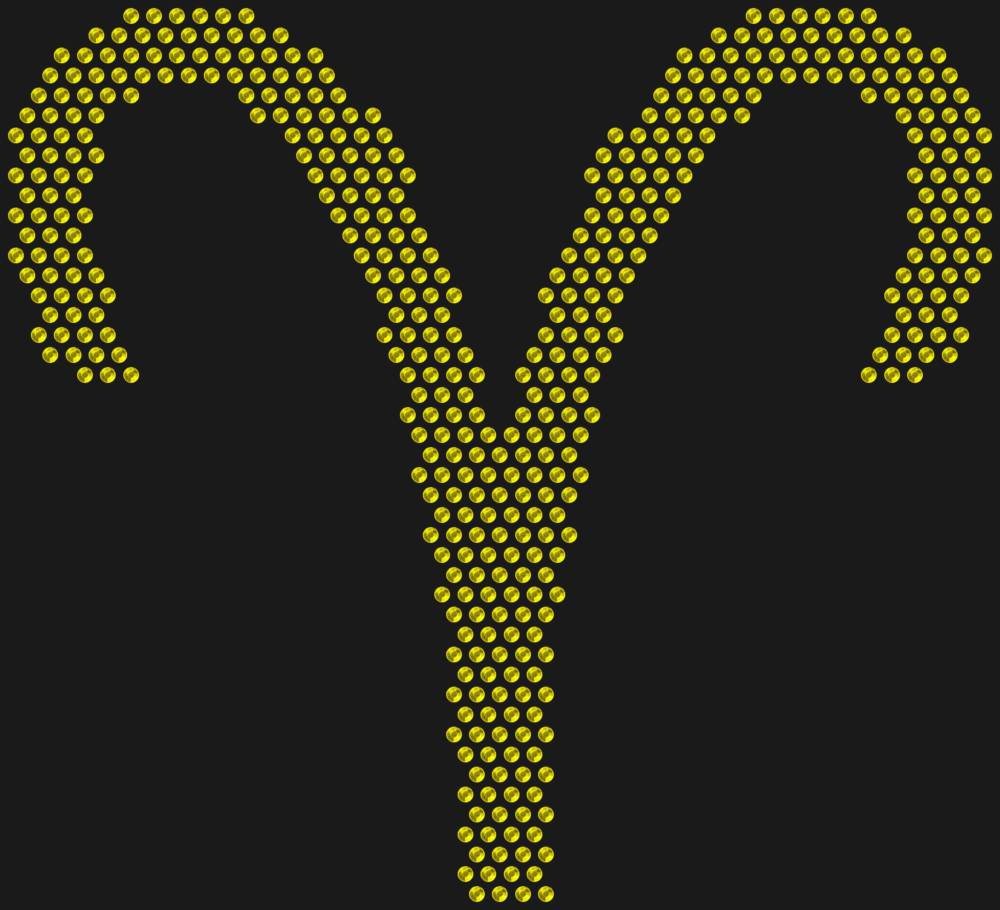 Трафарет Знак зодиака Овен — RHT_ZODIACARIES1_SS10_CITRINE