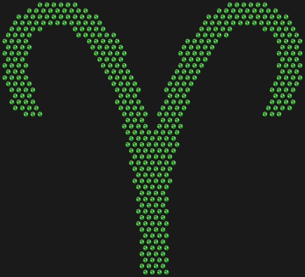 Трафарет Знак зодиака Овен — RHT_ZODIACARIES1_SS10_LT_PERIDOT