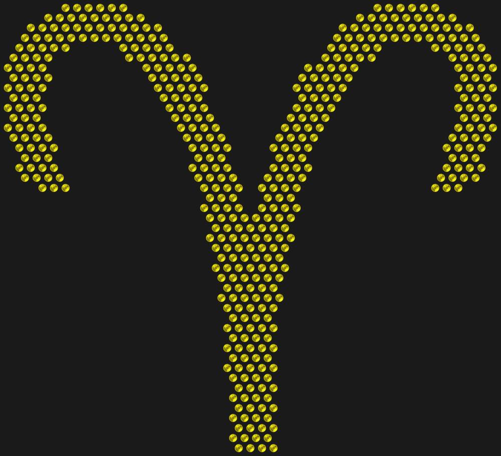 Трафарет Знак зодиака Овен — RHT_ZODIACARIES1_SS16_CITRINE