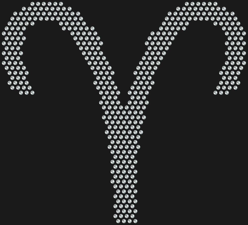 Трафарет Знак зодиака Овен — RHT_ZODIACARIES1_SS16_CRYSTAL_CLEAR