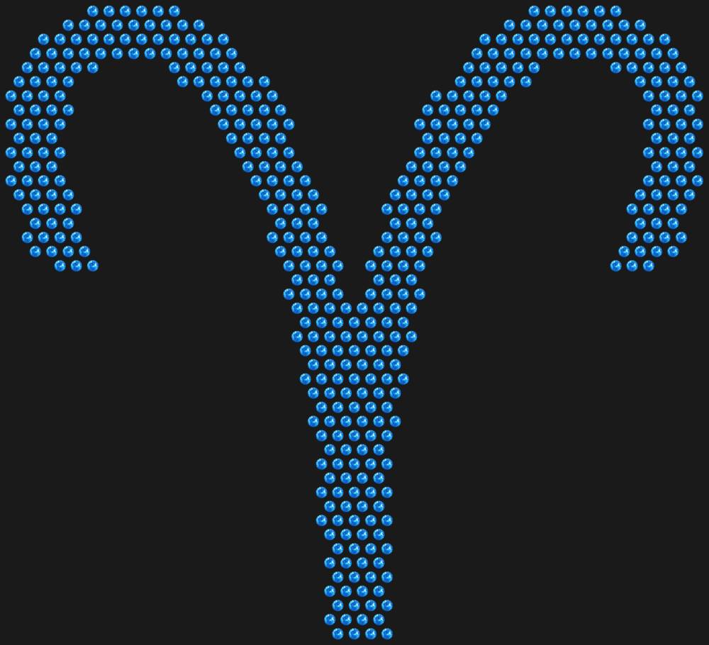 Трафарет Знак зодиака Овен — RHT_ZODIACARIES1_SS16_LT_SAPPHIRE