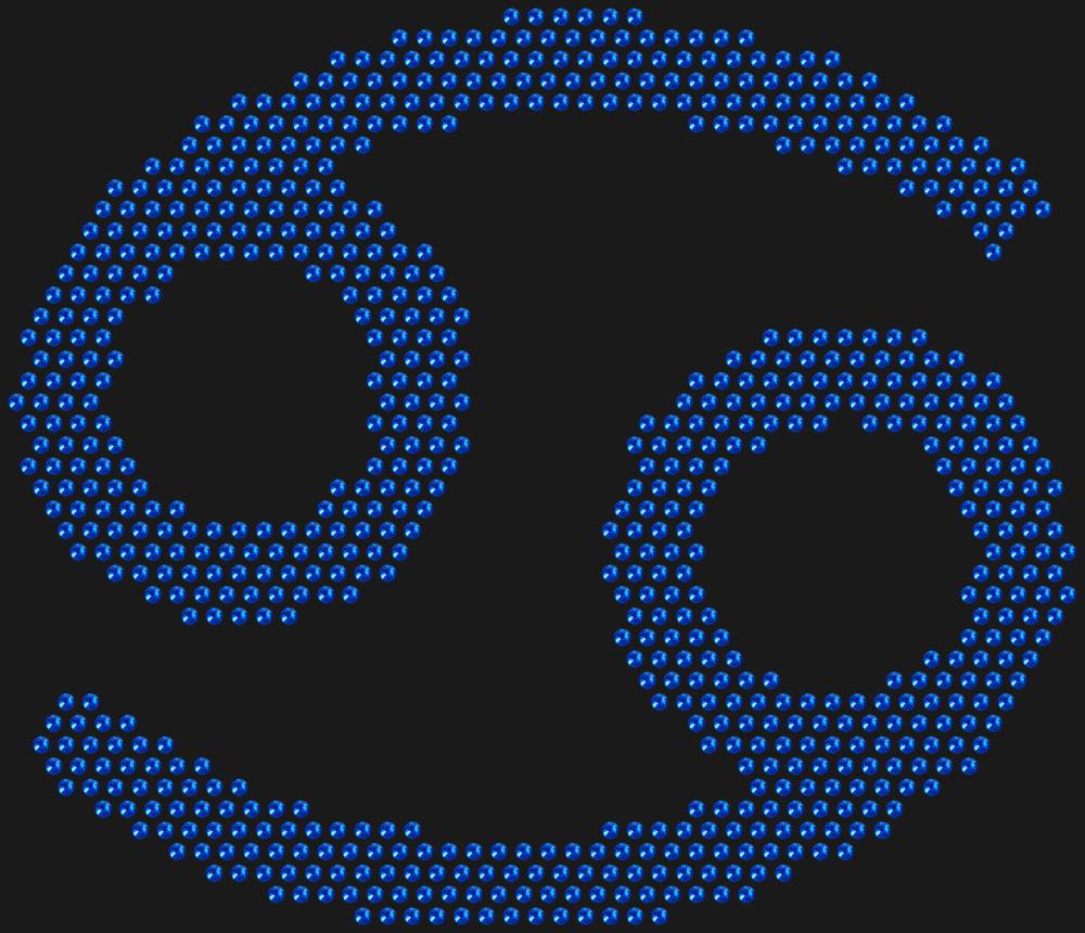 Трафарет Знак зодиака Рак — RHT_ZODIACCANCER1_SS16_SAPPHIRE