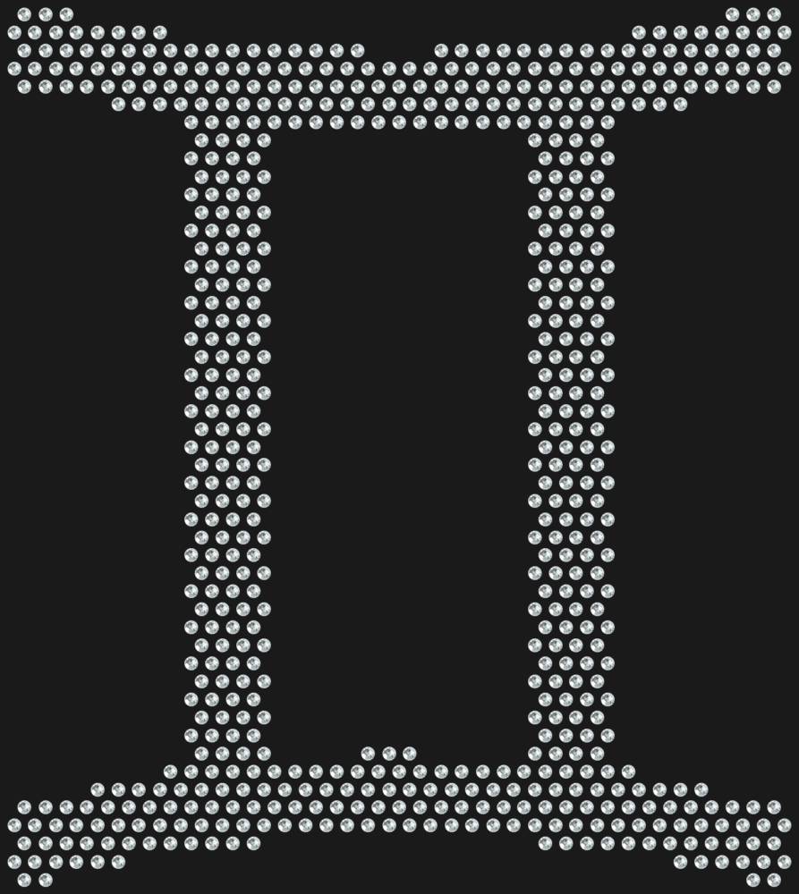 Трафарет Знак зодиака Близнецы — RHT_ZODIACGEMENI1_SS6_CRYSTAL_CLEAR
