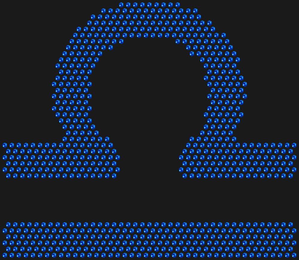 Трафарет Знак зодиака Весы — RHT_ZODIACLIBRA1_SS10_SAPPHIRE