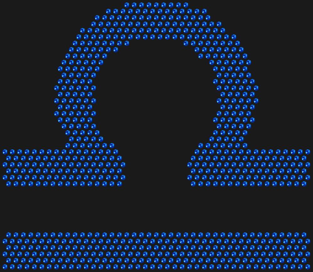 Трафарет Знак зодиака Весы — RHT_ZODIACLIBRA1_SS16_SAPPHIRE