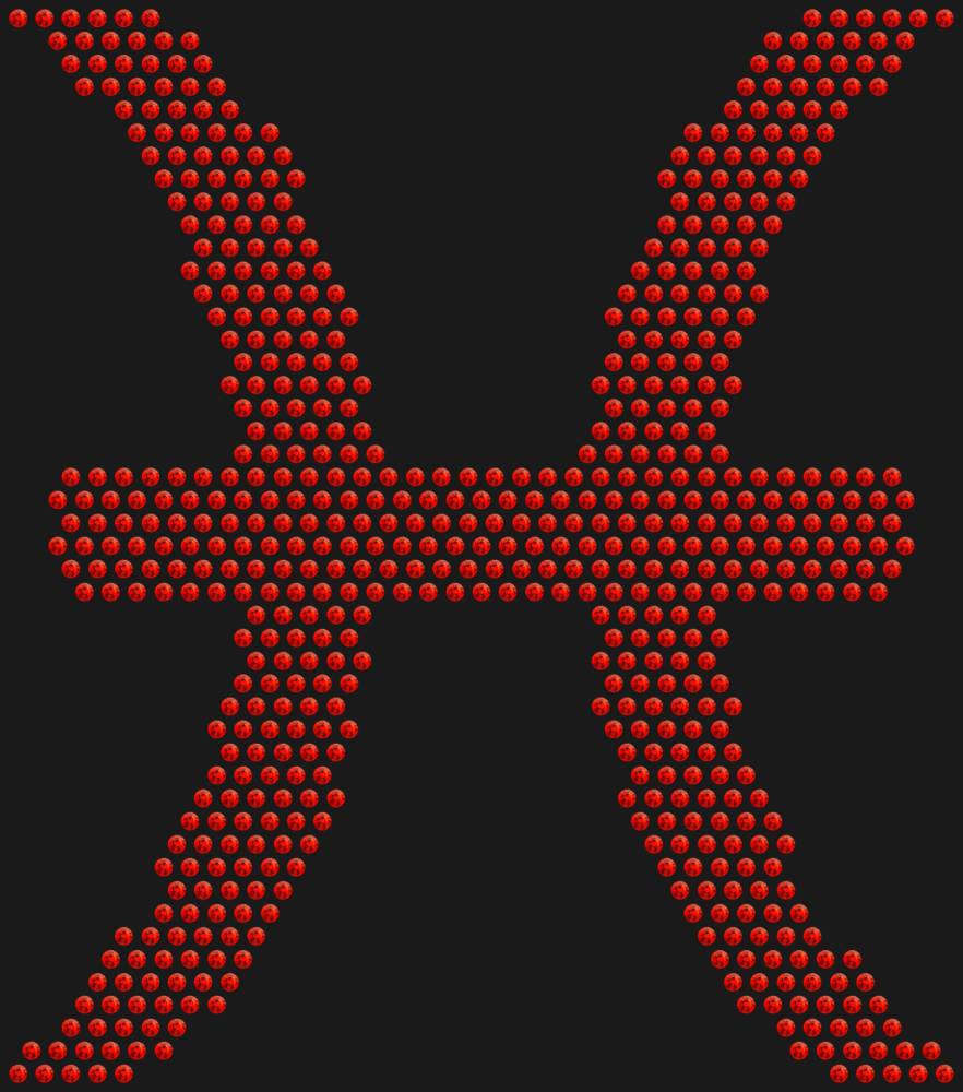 Трафарет Знак зодиака Рыбы — RHT_ZODIACPISCES1_SS10_LT_SIAM