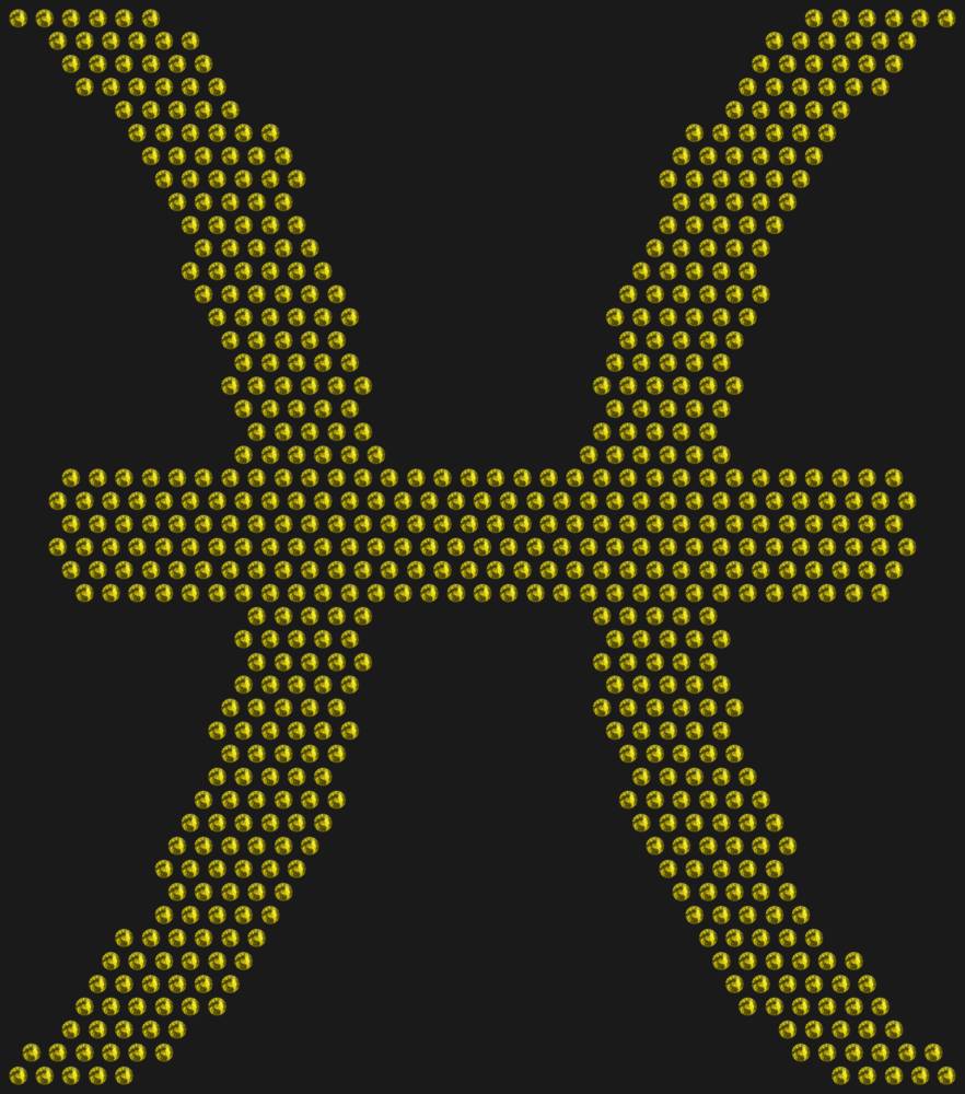Трафарет Знак зодиака Рыбы — RHT_ZODIACPISCES1_SS10_OLIVE