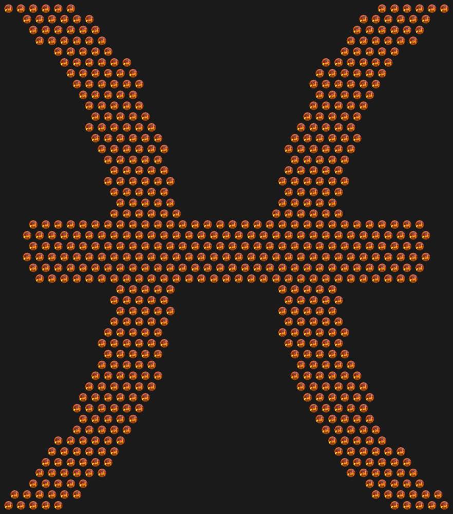 Трафарет Знак зодиака Рыбы — RHT_ZODIACPISCES1_SS10_RED_VOLCANO