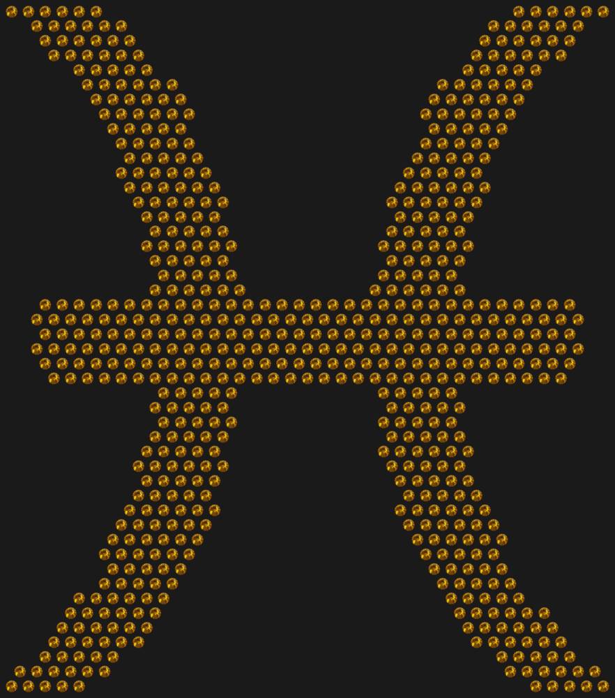 Трафарет Знак зодиака Рыбы — RHT_ZODIACPISCES1_SS10_TOPAZ
