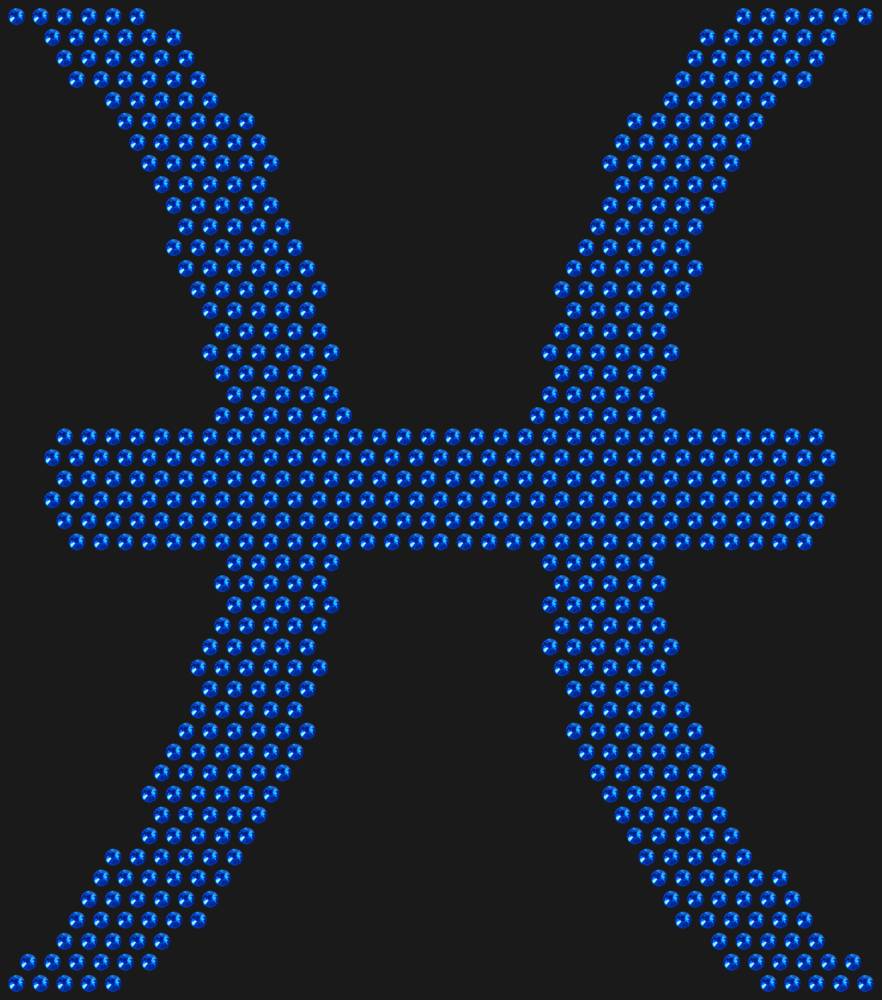Трафарет Знак зодиака Рыбы — RHT_ZODIACPISCES1_SS16_SAPPHIRE