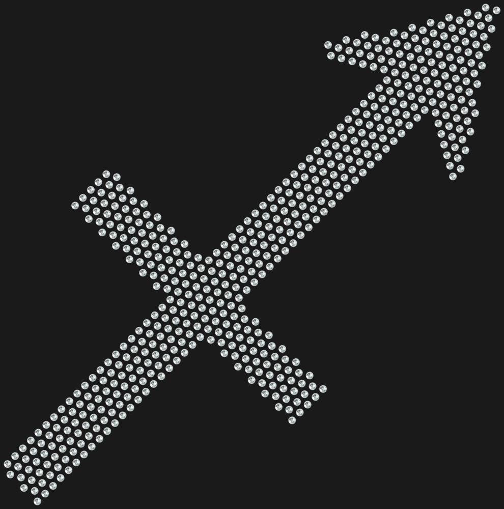 Трафарет Знак зодиака Стрелец — RHT_ZODIACSAGITTARIUS1_SS10_CRYSTAL_CLEAR