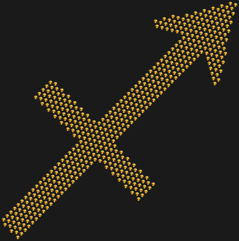 Трафарет Знак зодиака Стрелец — RHT_ZODIACSAGITTARIUS1_SS10_GOLD