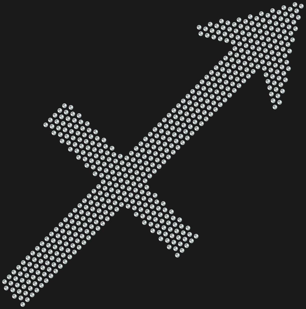 Трафарет Знак зодиака Стрелец — RHT_ZODIACSAGITTARIUS1_SS12_CRYSTAL_CLEAR