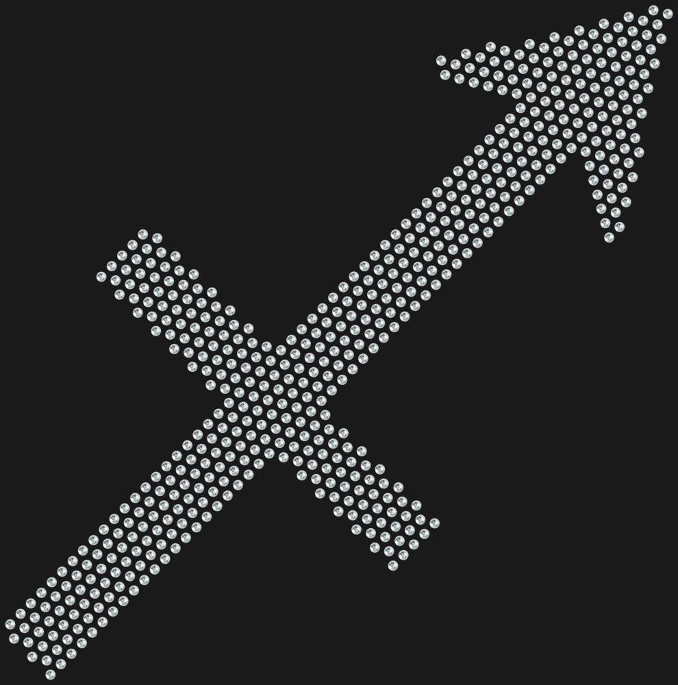 Трафарет Знак зодиака Стрелец — RHT_ZODIACSAGITTARIUS1_SS20_CRYSTAL_CLEAR