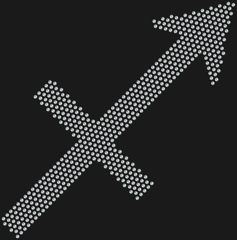 Трафарет Знак зодиака Стрелец — RHT_ZODIACSAGITTARIUS1_SS6_CRYSTAL_CLEAR