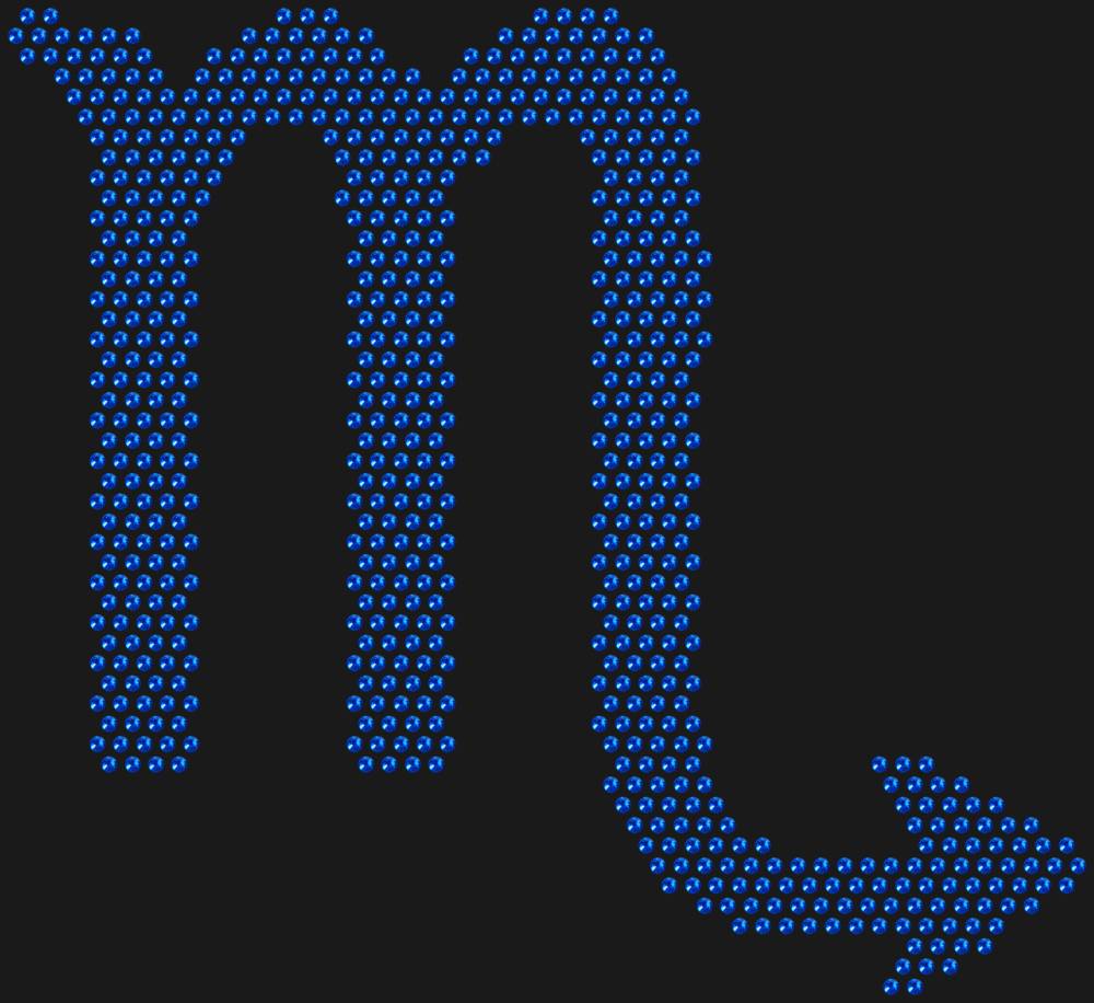 Трафарет Знак зодиака Скорпион — RHT_ZODIACSCORPIO1_SS10_SAPPHIRE