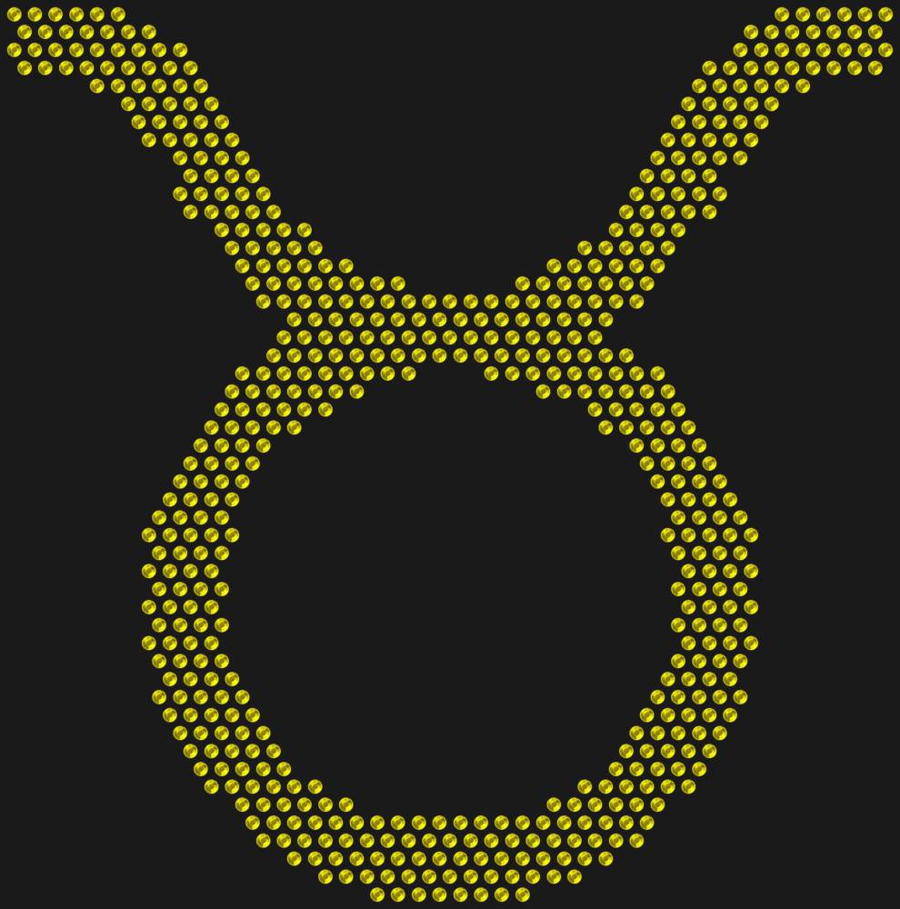 Трафарет Знак зодиака Телец — RHT_ZODIACTAURUS1_SS10_CITRINE