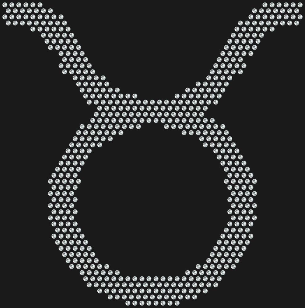 Трафарет Знак зодиака Телец — RHT_ZODIACTAURUS1_SS10_CRYSTAL_CLEAR