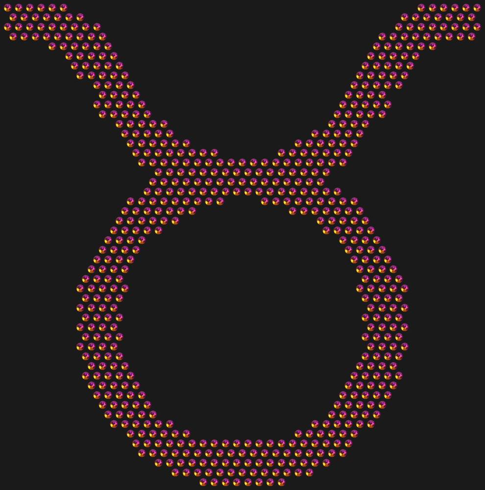 Трафарет Знак зодиака Телец — RHT_ZODIACTAURUS1_SS10_RAINBOW