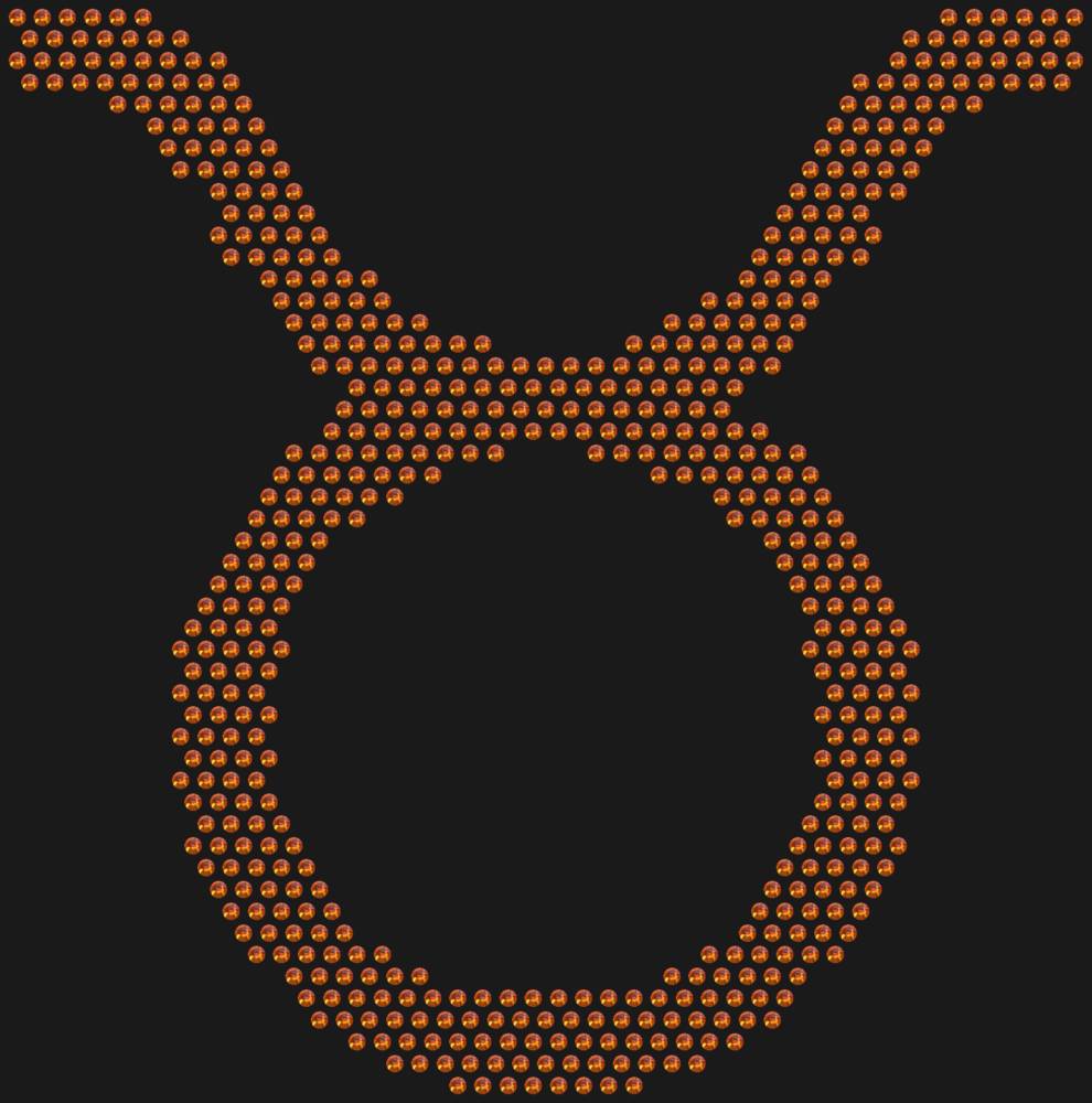 Трафарет Знак зодиака Телец — RHT_ZODIACTAURUS1_SS10_RED_VOLCANO