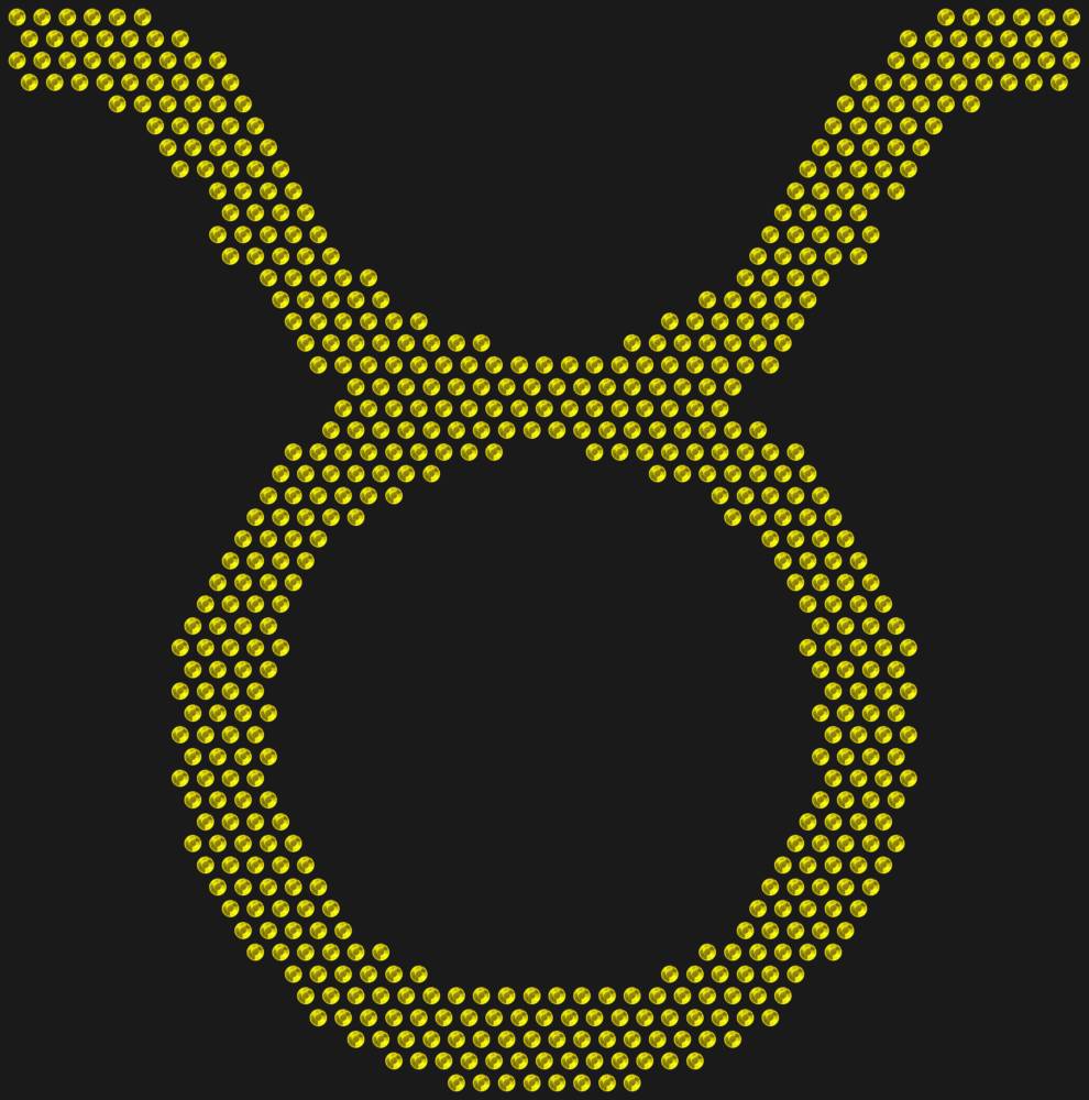 Трафарет Знак зодиака Телец — RHT_ZODIACTAURUS1_SS16_CITRINE