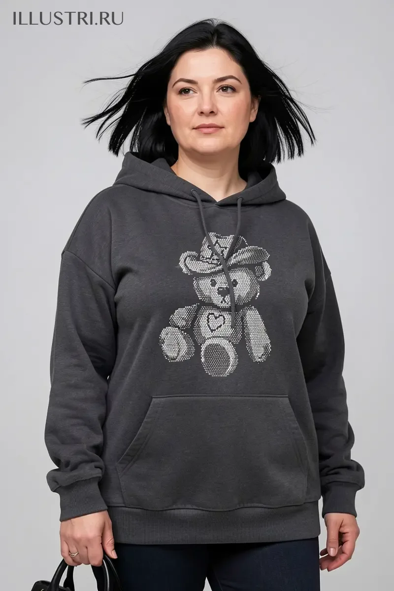 Визуализация Медвежонок в ковбойской шляпе