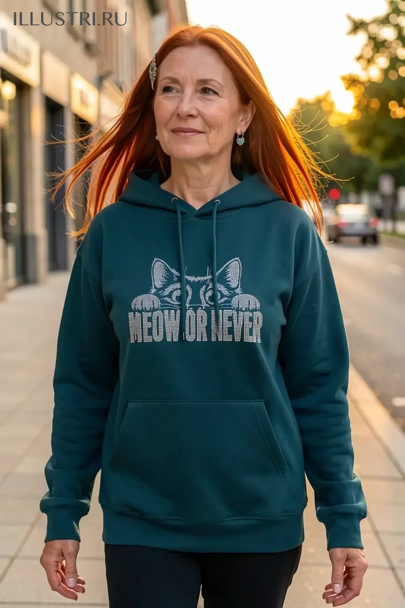 Визуализация Надпись - "MEOW OR NEVER"