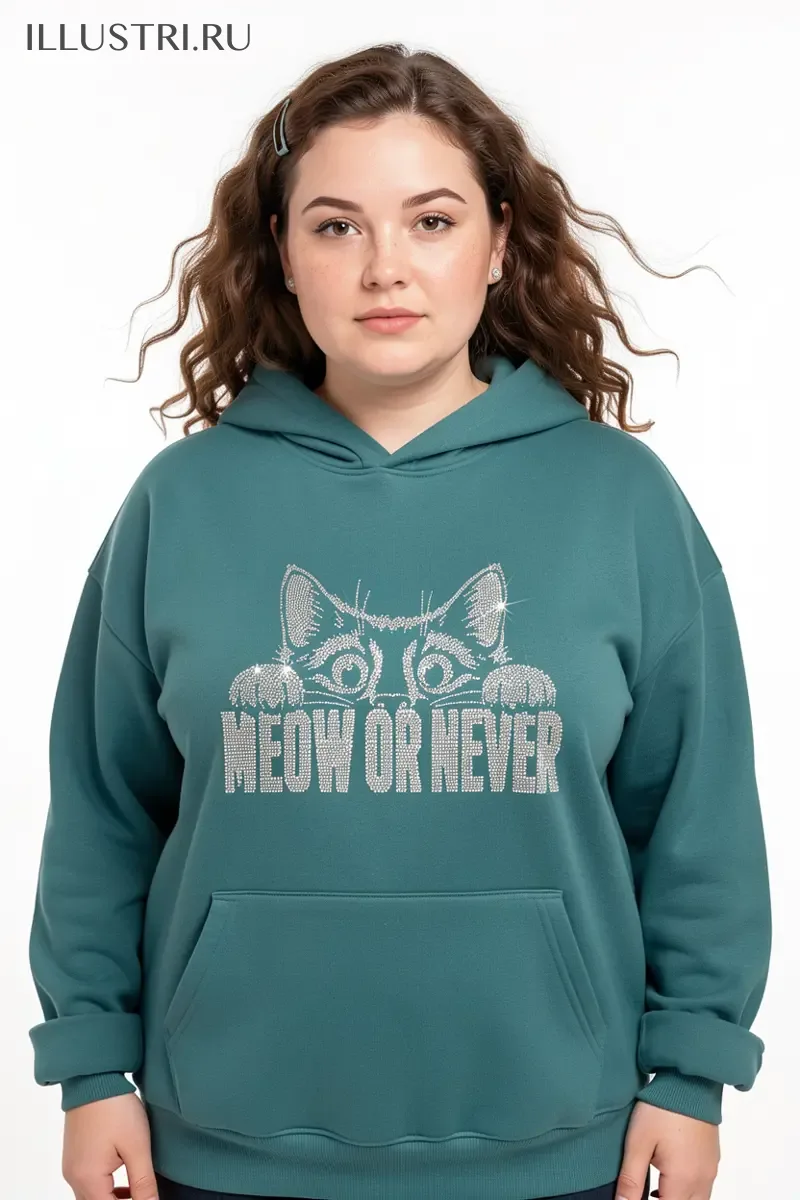 Визуализация Надпись - "MEOW OR NEVER"