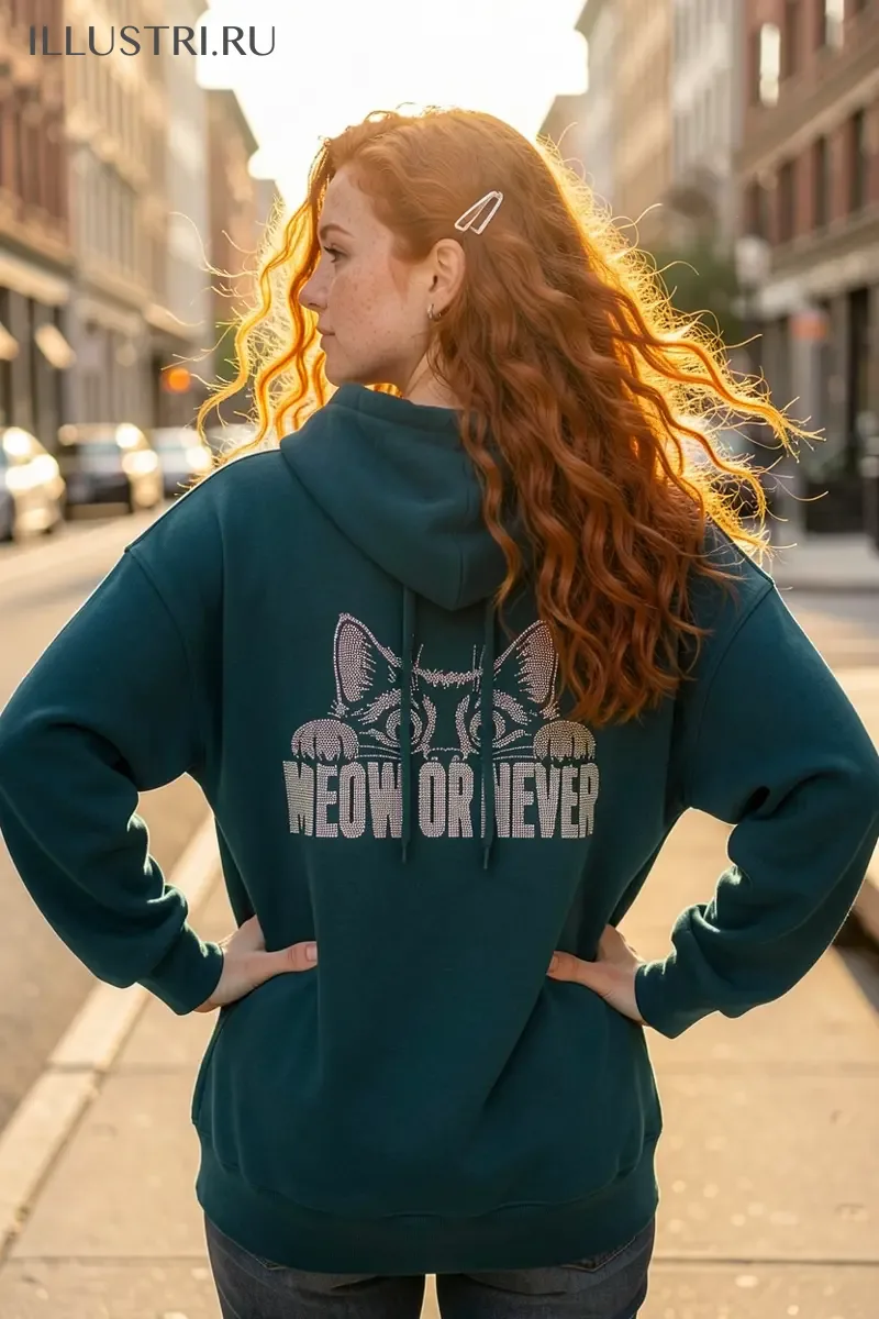 Визуализация Надпись - "MEOW OR NEVER"