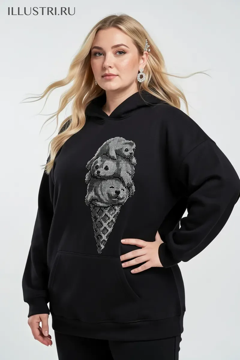 Визуализация Рожок с нерпами