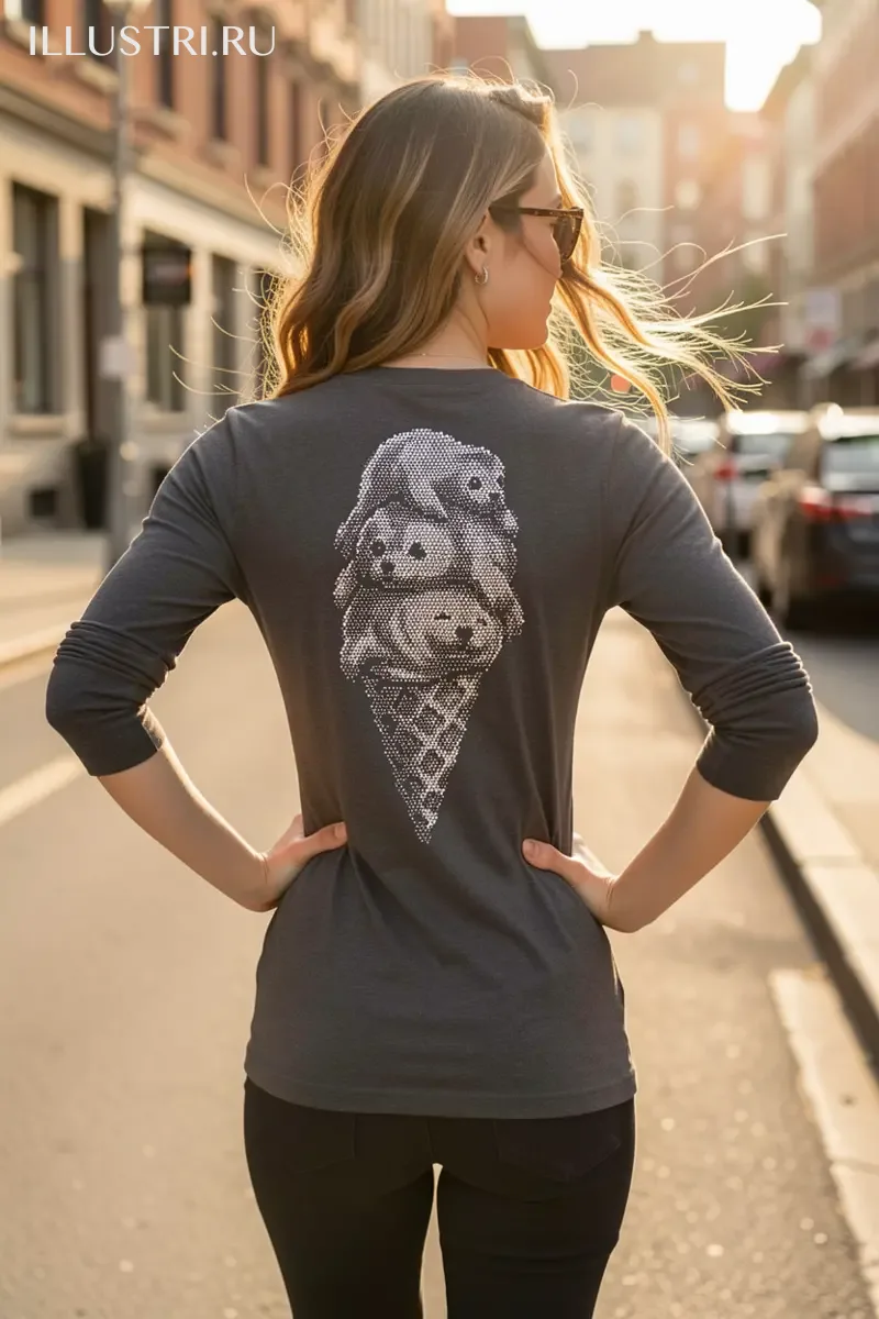 Визуализация Рожок с нерпами