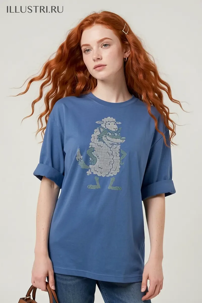 Визуализация Волк в овечьей шкуре