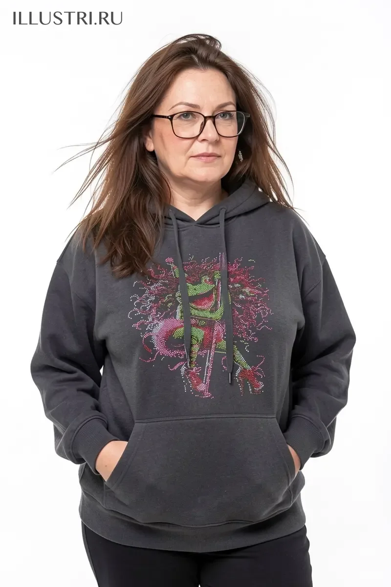 Визуализация Жаба на шесте цвет