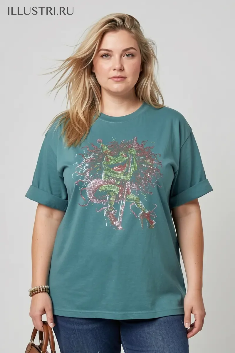 Визуализация Жаба на шесте цвет