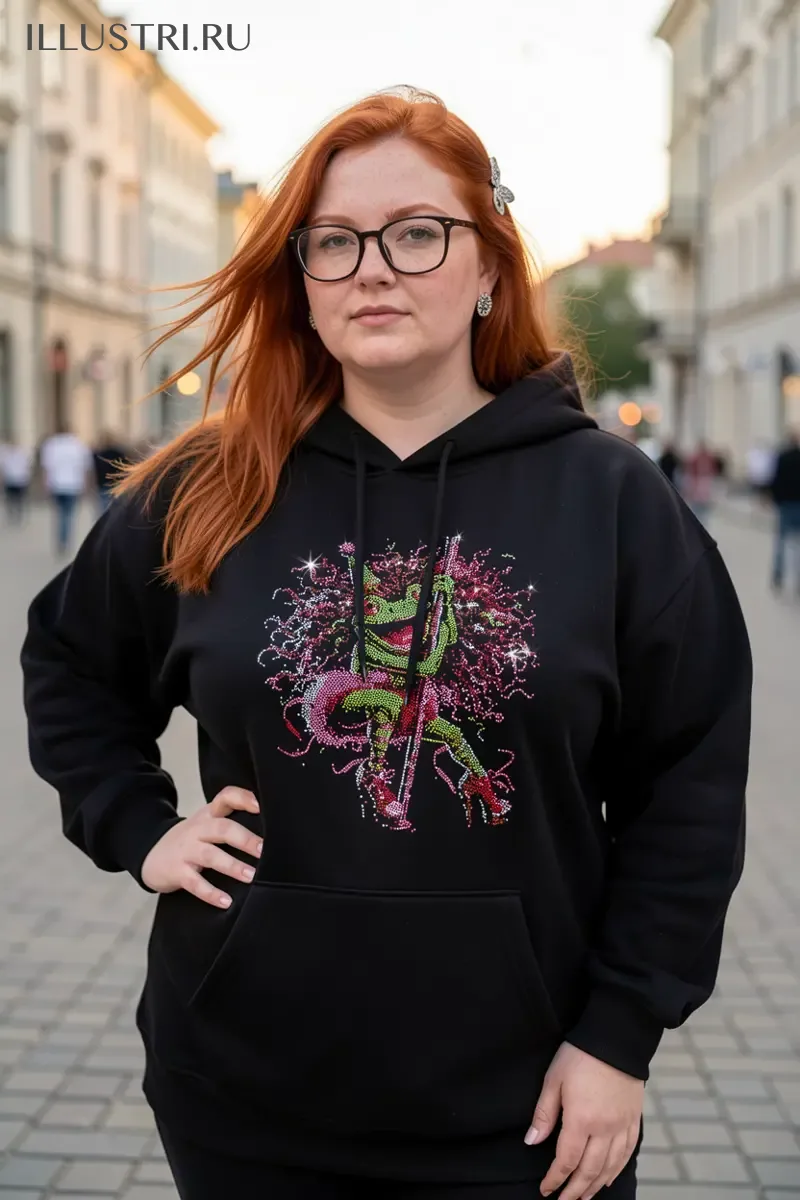 Визуализация Жаба на шесте цвет