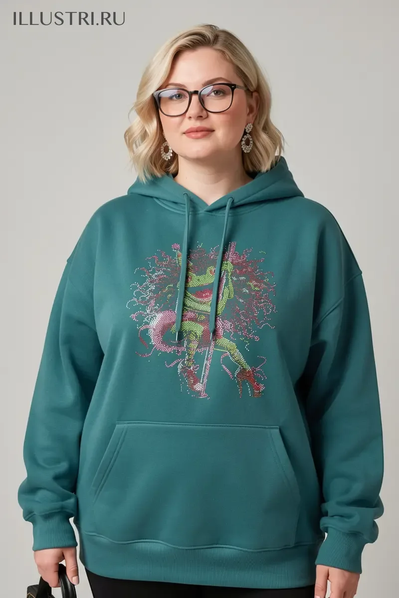 Визуализация Жаба на шесте цвет