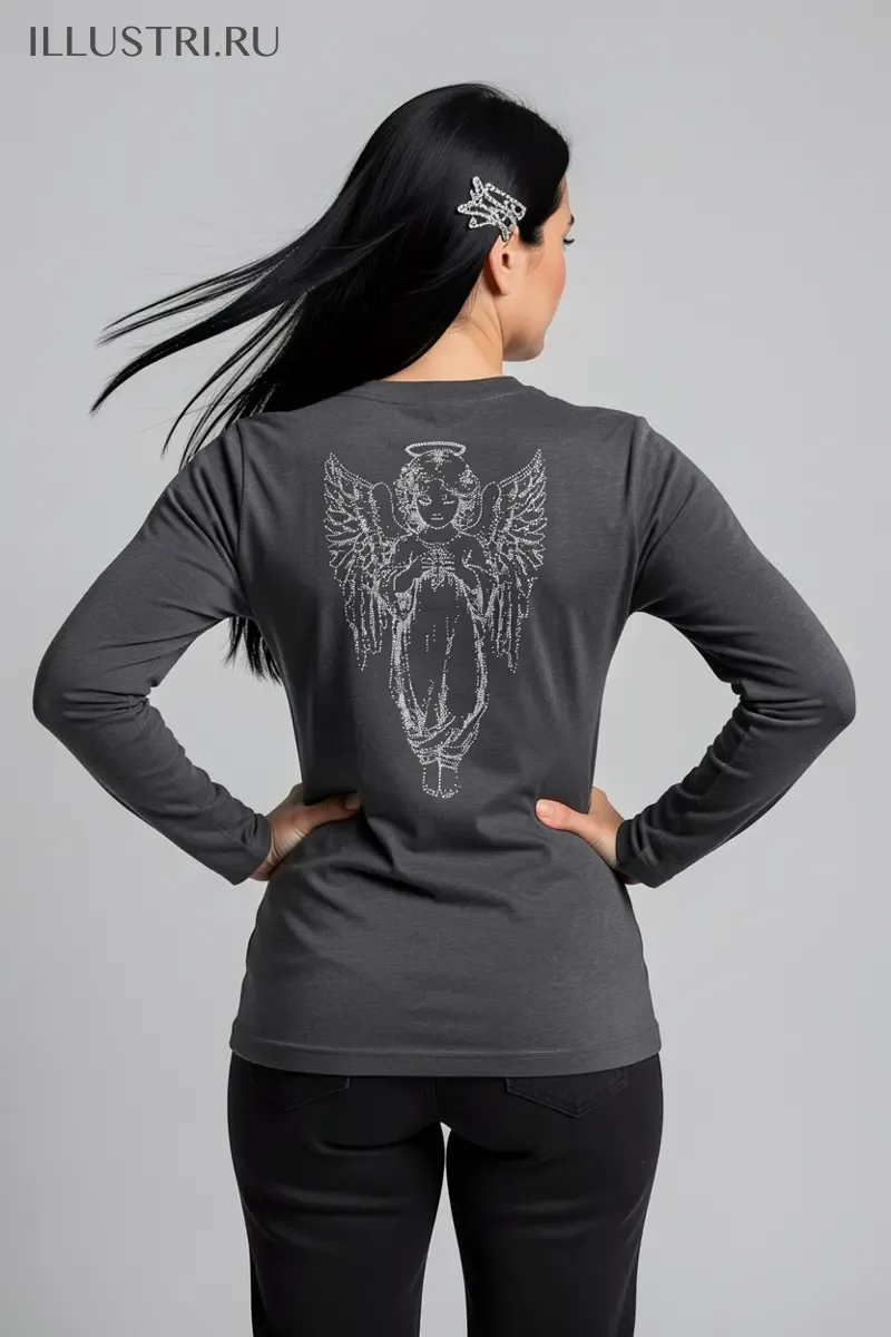 Визуализация Ангел с крестиком