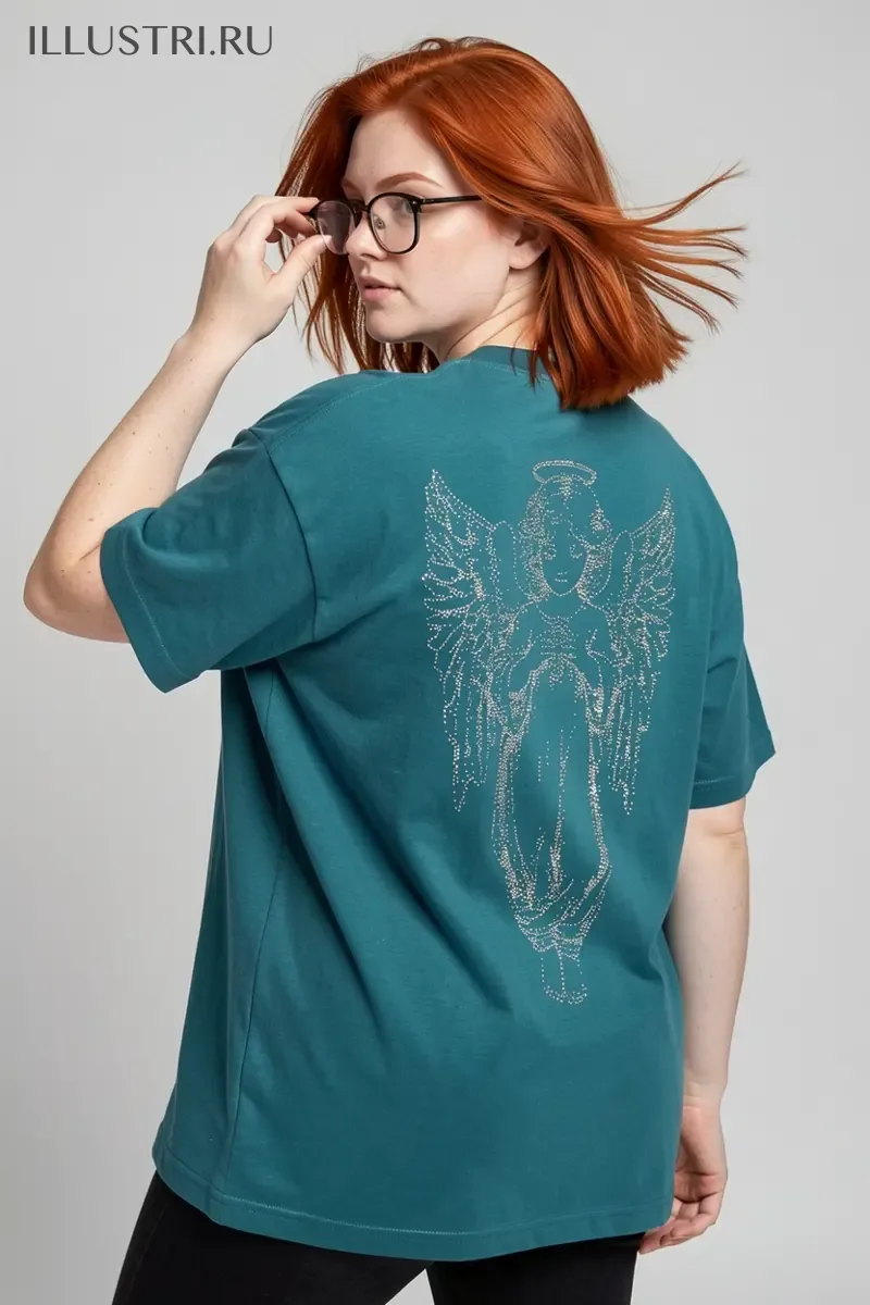 Визуализация Ангел с крестиком