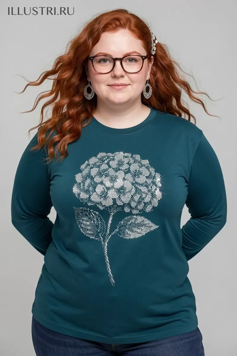 Визуализация Гортензия