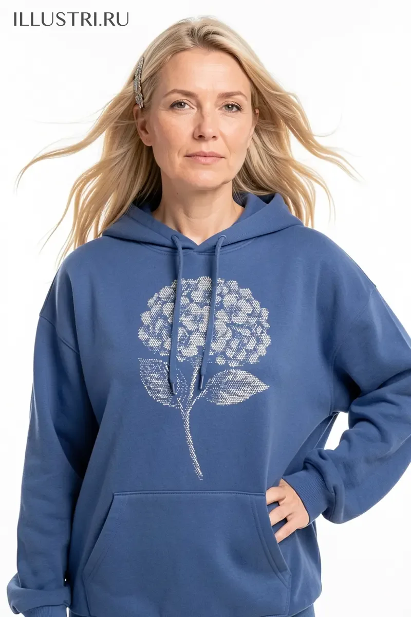 Визуализация Гортензия