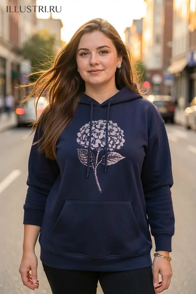 Визуализация Гортензия